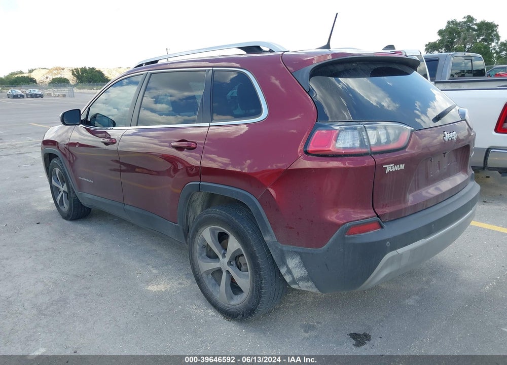 2019 CHEROKEE JEEP  LIMITED FWD VIN: 1C4PJLDB1KD201698
