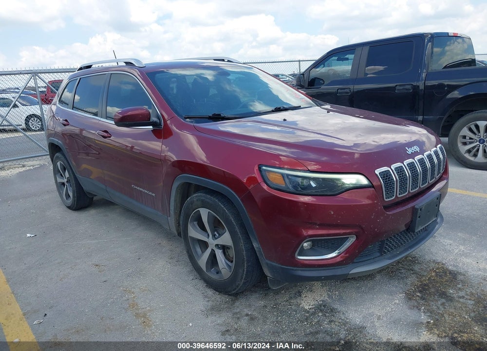 2019 CHEROKEE JEEP  LIMITED FWD VIN: 1C4PJLDB1KD201698
