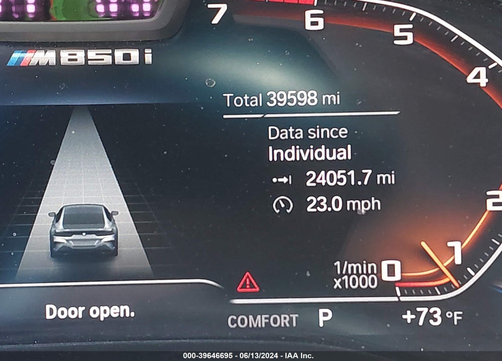 2020 BMW M850I GTAN COUPE XDRIVE VIN: WBAGV8C0XLBP48660
