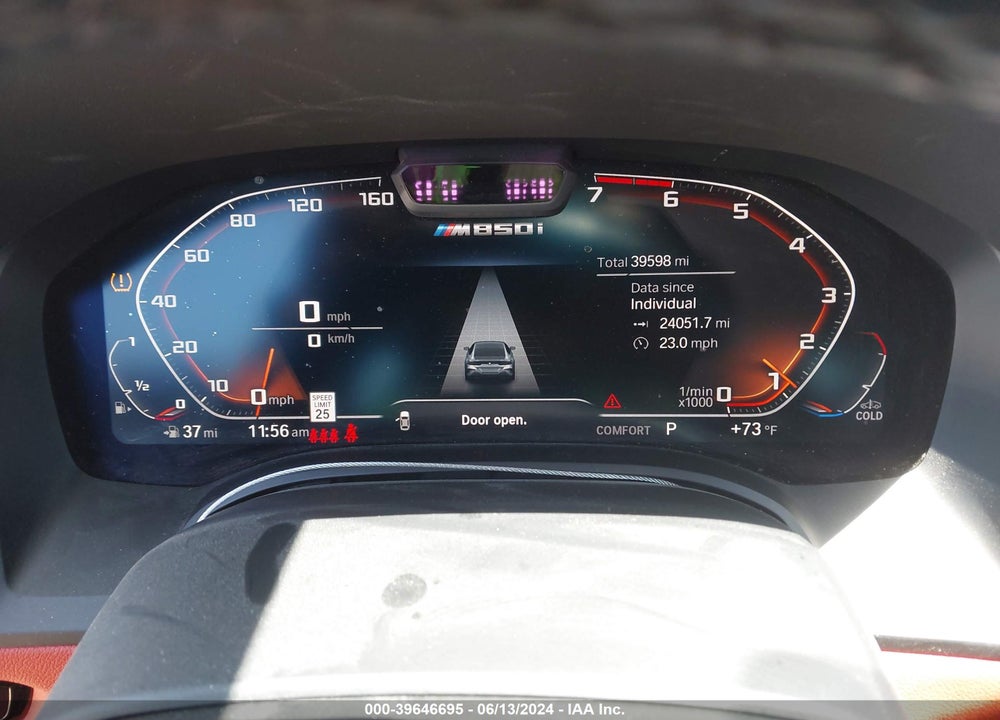 2020 BMW M850I GTAN COUPE XDRIVE VIN: WBAGV8C0XLBP48660