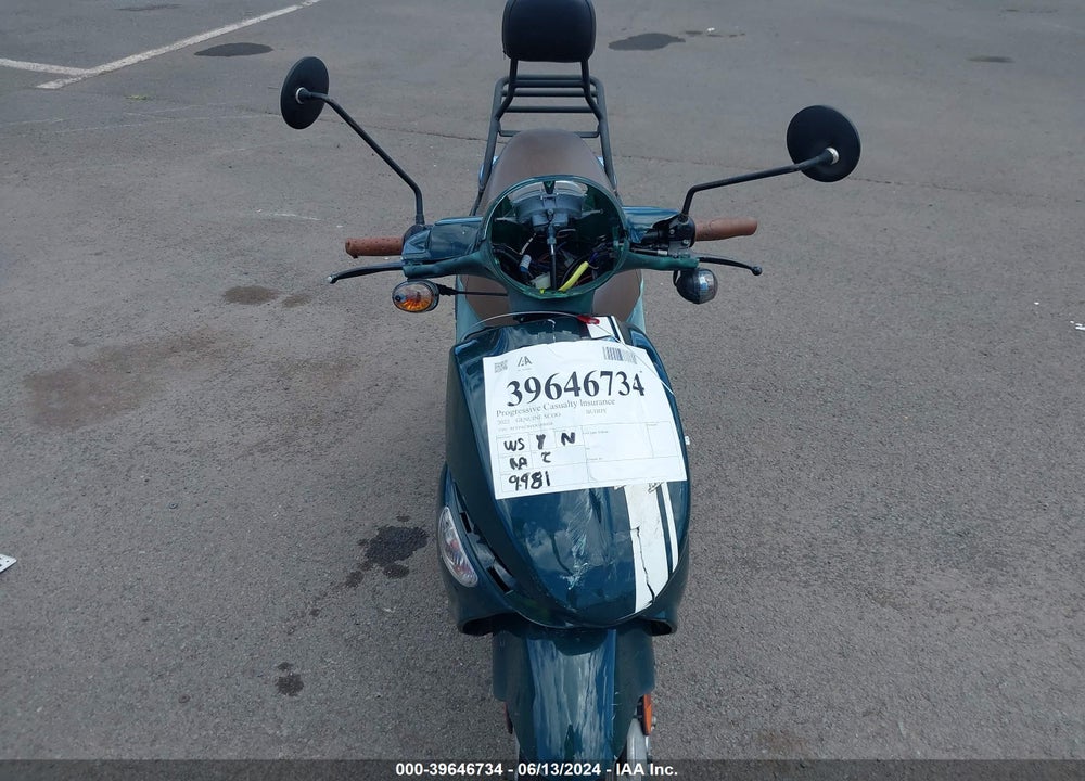 2022 GENUINE SCOOTER CO. BUDDY 170I VIN: RFVPAC90XN1006038