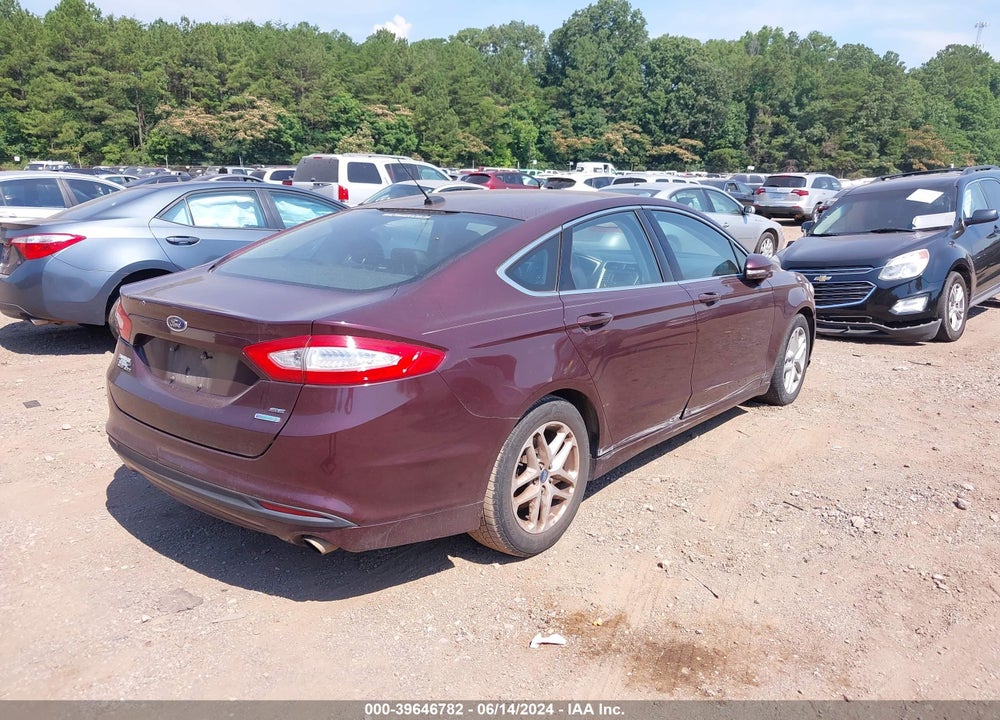 2013 FORD FUSION SE VIN: 3FA6P0HR0DR248334