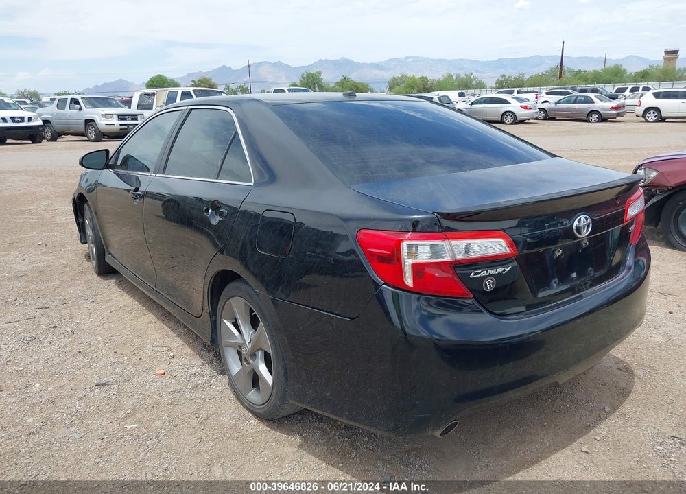 2012 TOYOTA CAMRY SE V6 VIN: 4T1BK1FK4CU019872