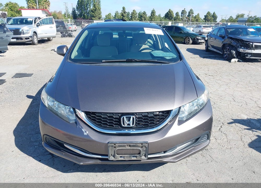 2013 HONDA CIVIC EX VIN: 19XFB2F8XDE207036