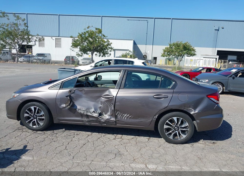 2013 HONDA CIVIC EX VIN: 19XFB2F8XDE207036