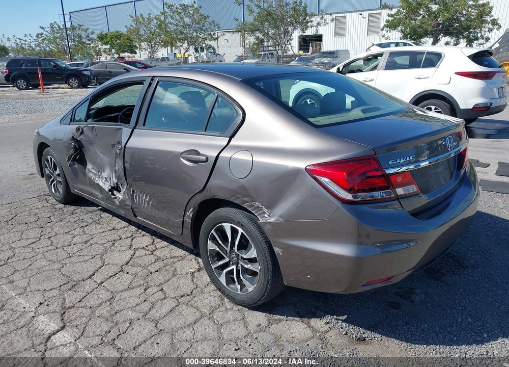 2013 HONDA CIVIC EX VIN: 19XFB2F8XDE207036