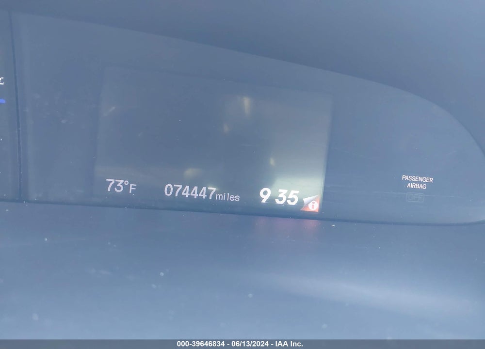 2013 HONDA CIVIC EX VIN: 19XFB2F8XDE207036