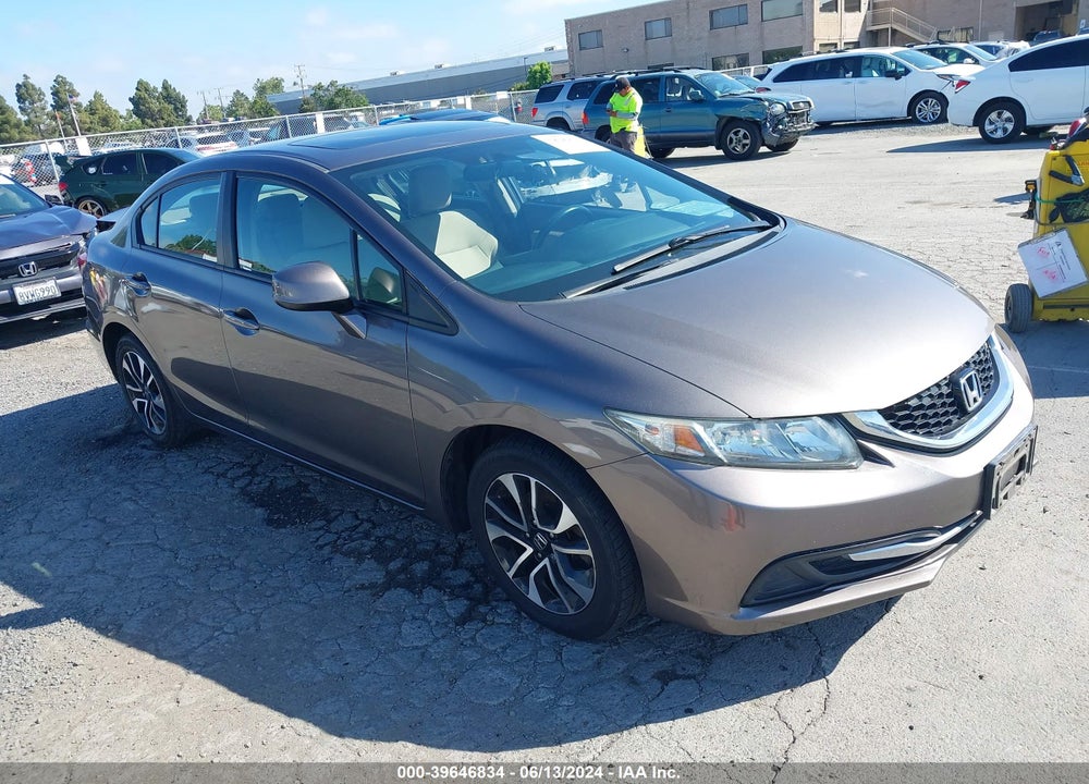 2013 HONDA CIVIC EX VIN: 19XFB2F8XDE207036