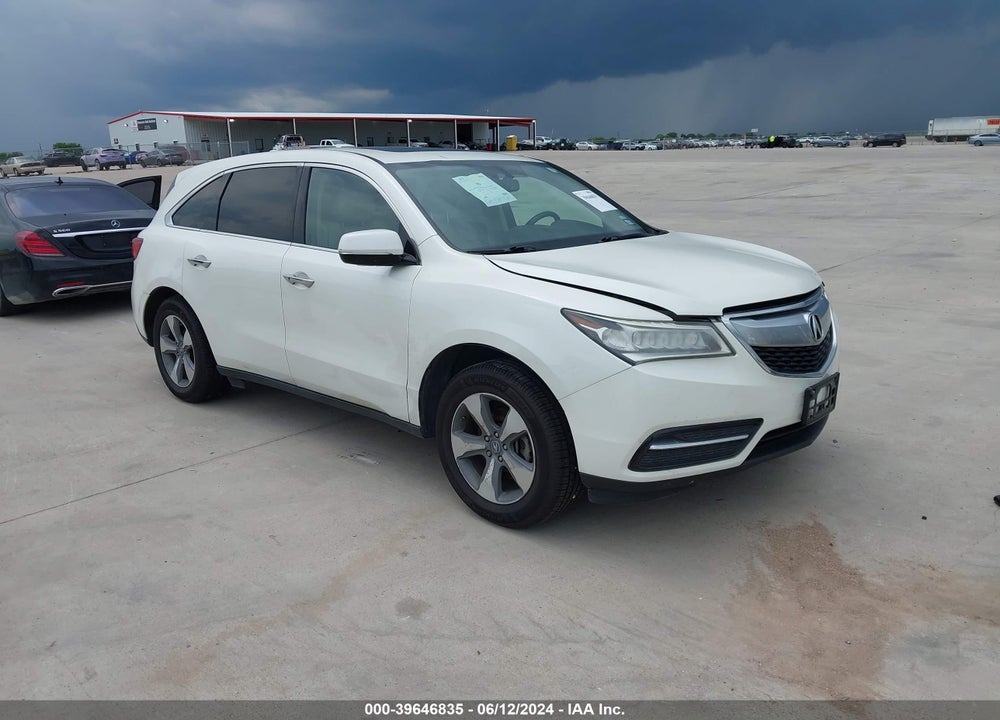 2014 ACURA MDX VIN: 5FRYD4H20EB021524