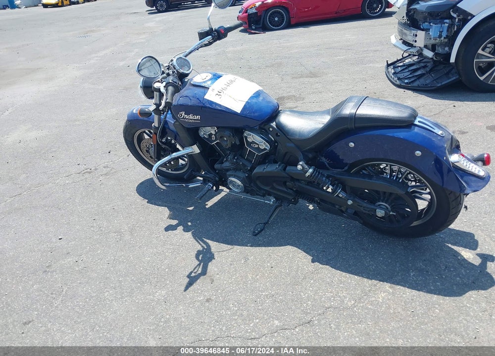 2021 INDIAN MOTORCYCLE CO. SCOUT ABS VIN: 56KMSA002M3181165