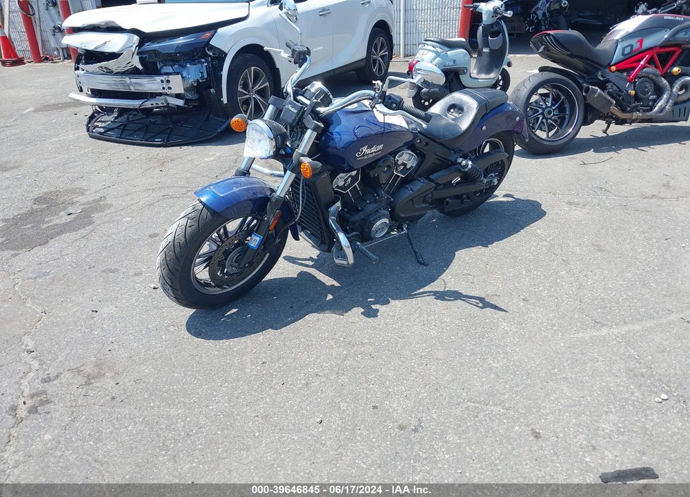2021 INDIAN MOTORCYCLE CO. SCOUT ABS VIN: 56KMSA002M3181165