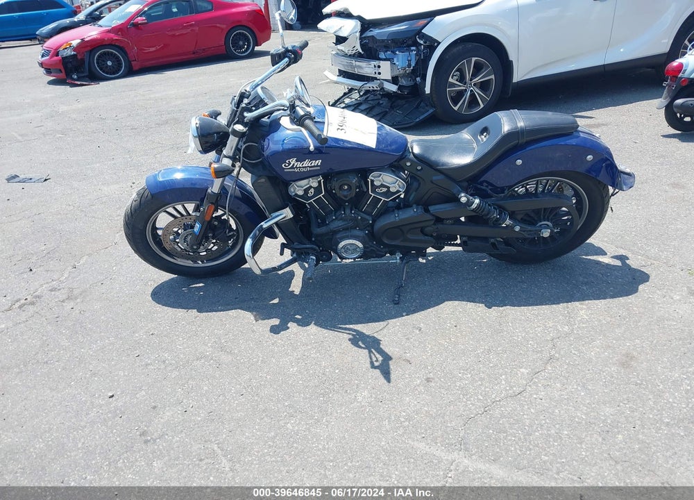 2021 INDIAN MOTORCYCLE CO. SCOUT ABS VIN: 56KMSA002M3181165