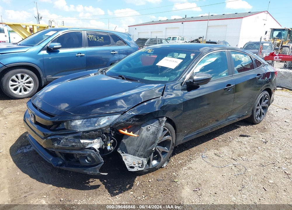 2020 HONDA CIVIC SPORT VIN: 2HGFC2F82LH536444