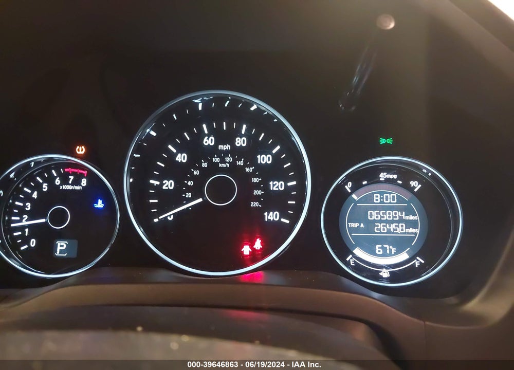2016 HONDA HR-V EX VIN: 3CZRU5H57GM728781