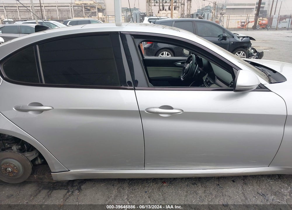 2018 ALFA ROMEO GIULIA TI SPORT RWD VIN: ZARFAECN3J7583500