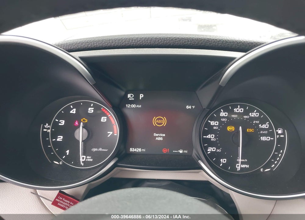 2018 ALFA ROMEO GIULIA TI SPORT RWD VIN: ZARFAECN3J7583500