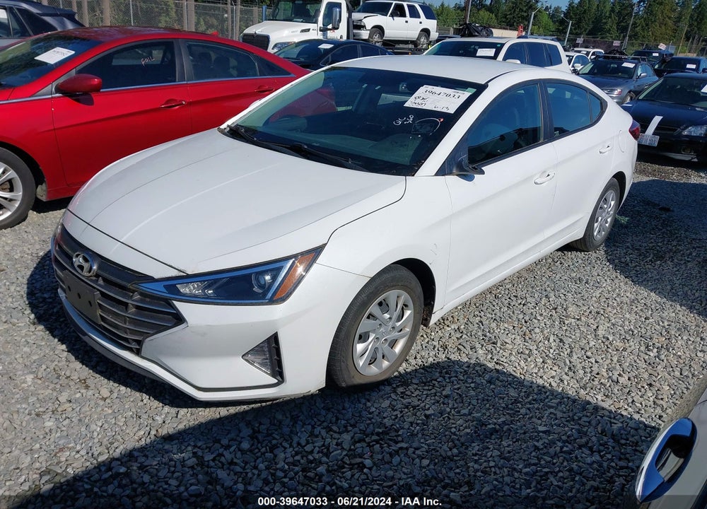 2019 HYUNDAI ELANTRA SE VIN: 5NPD74LF9KH406935