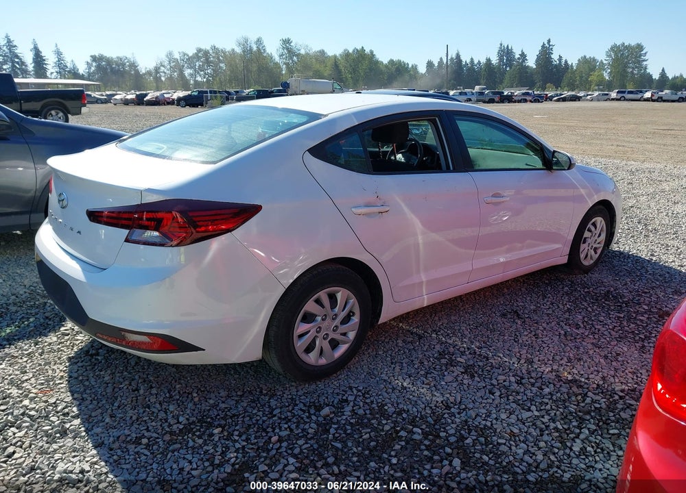 2019 HYUNDAI ELANTRA SE VIN: 5NPD74LF9KH406935