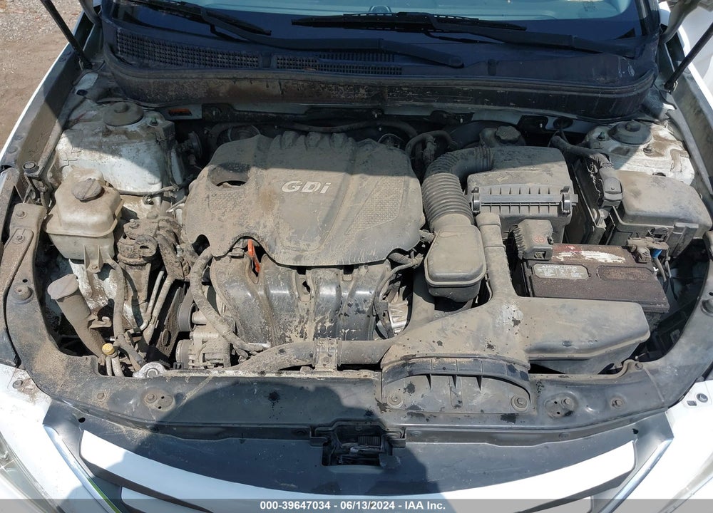 2014 HYUNDAI SONATA GLS VIN: 5NPEB4AC0EH918177