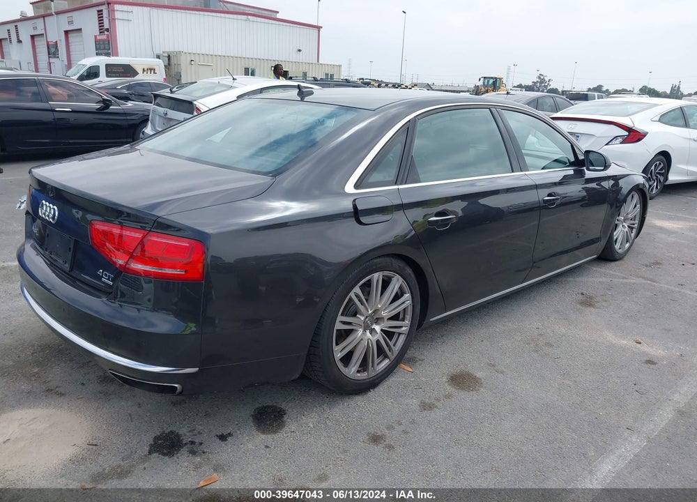 2013 AUDI A8 L 4.0T VIN: WAUR2AFD5DN019165
