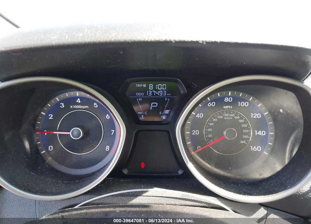 2013 HYUNDAI ELANTRA GS VIN: KMHDH6AEXDU019057