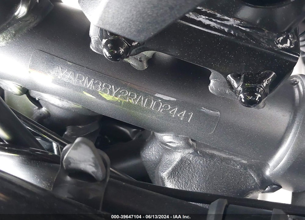 2024 YAMAHA YZFR7 VIN: JYARM38Y2RA002441