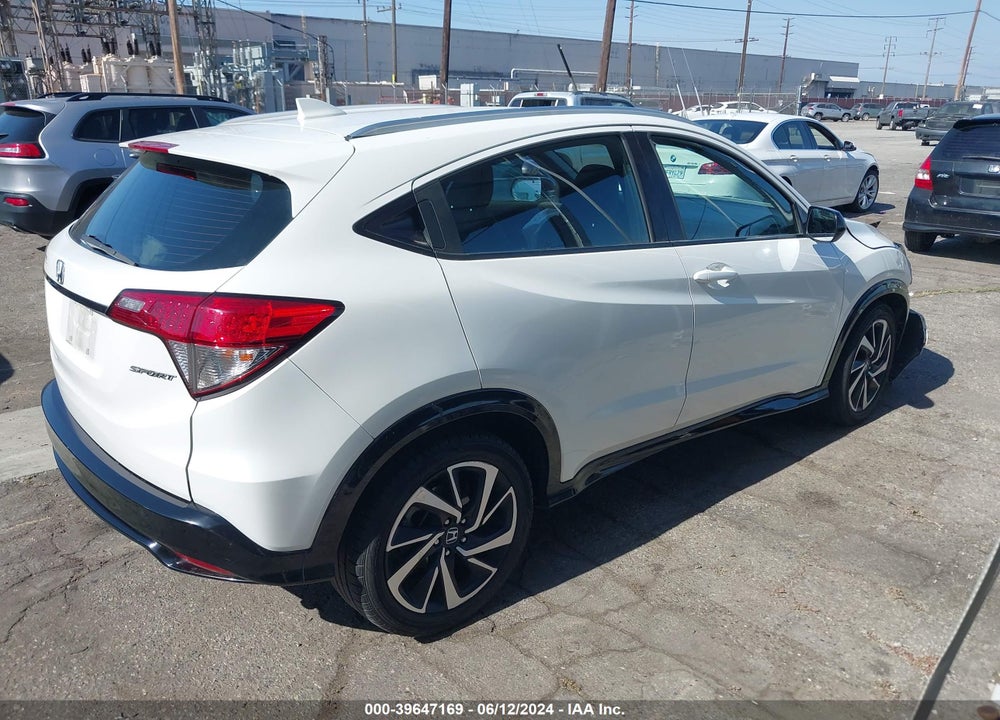 2019 HONDA HR-V SPORT VIN: 3CZRU5H17KM707130