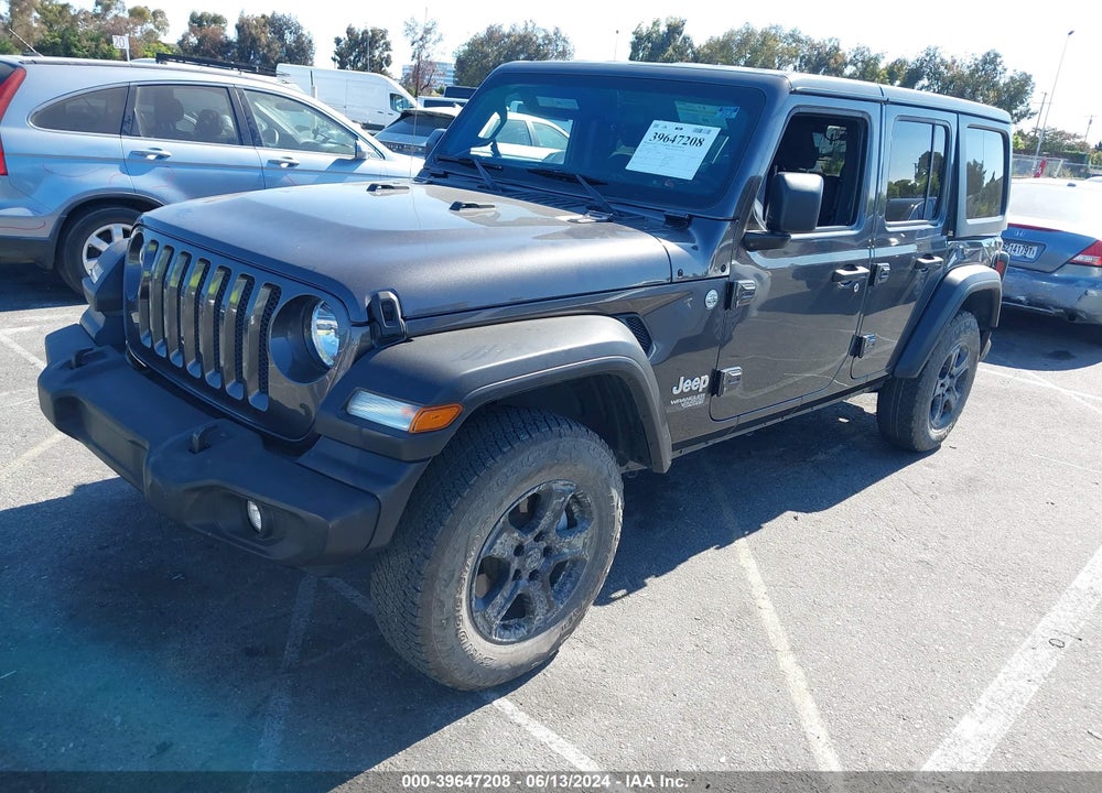 2020 JEEP WRANGLER UNLIMITED SPORT S 4X4 VIN: 1C4HJXDG7LW261515