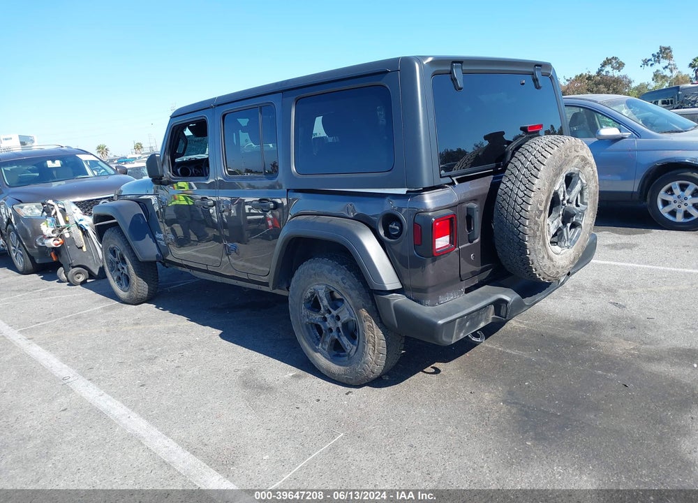 2020 JEEP WRANGLER UNLIMITED SPORT S 4X4 VIN: 1C4HJXDG7LW261515