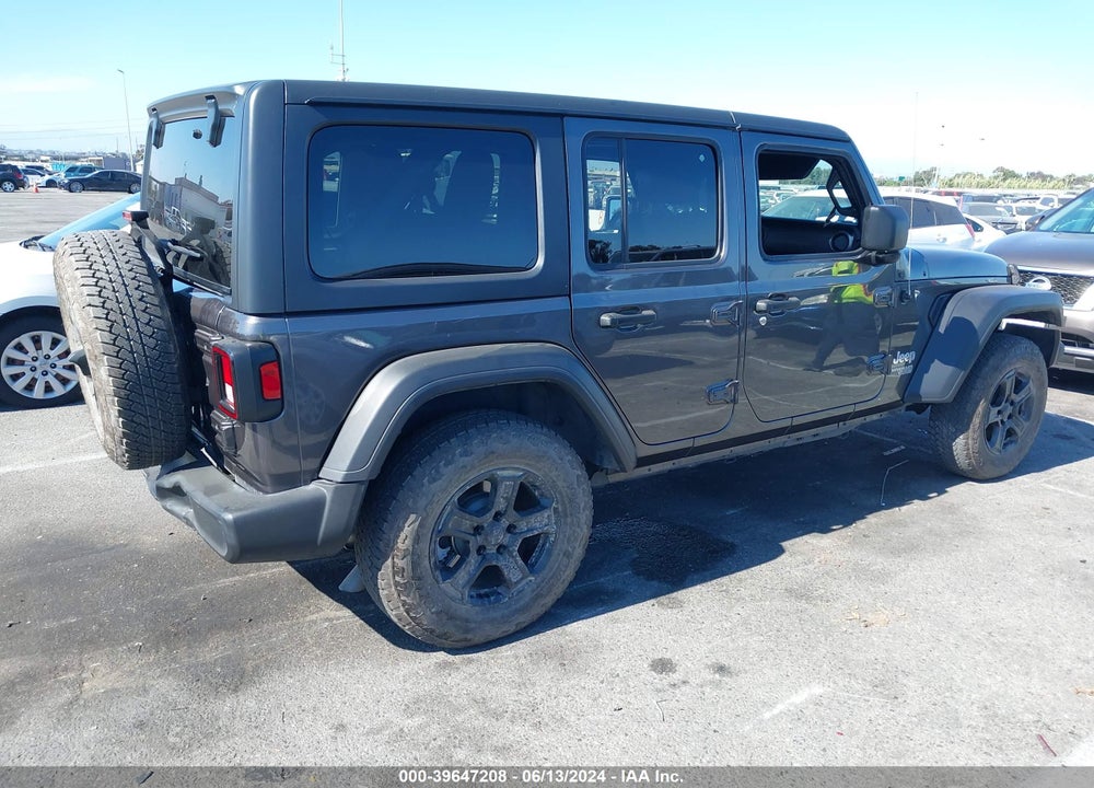 2020 JEEP WRANGLER UNLIMITED SPORT S 4X4 VIN: 1C4HJXDG7LW261515
