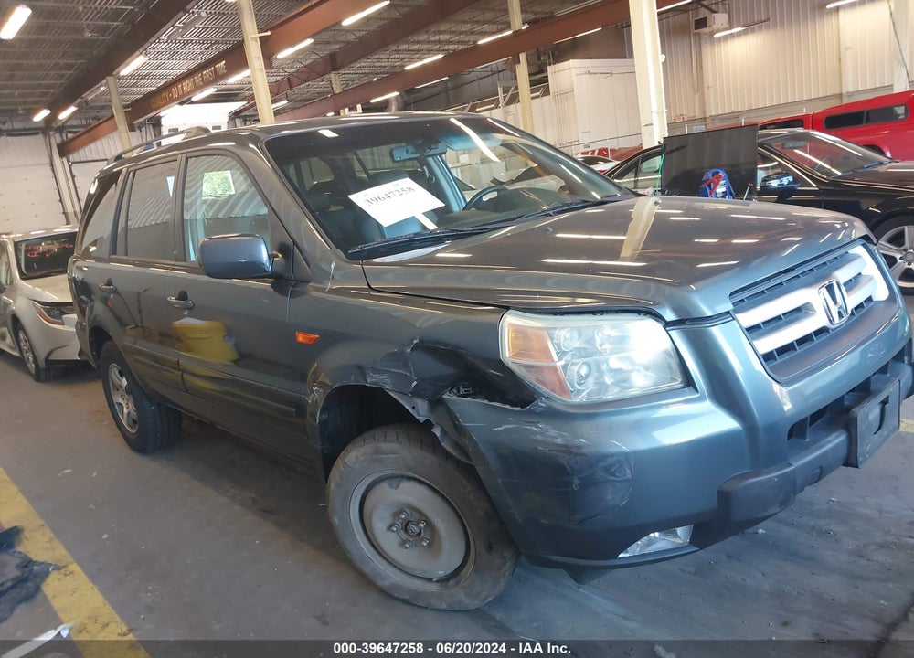 2006 HONDA PILOT EX-L VIN: 2HKYF18576H561203