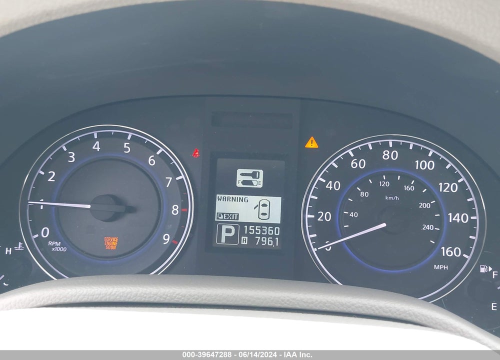 2012 INFINITI G37 JOURNEY VIN: JN1CV6AP0CM625172
