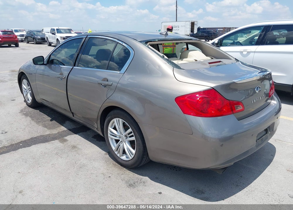2012 INFINITI G37 JOURNEY VIN: JN1CV6AP0CM625172