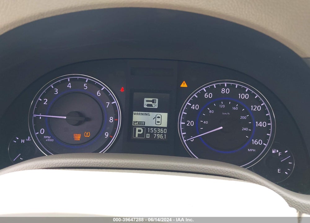 2012 INFINITI G37 JOURNEY VIN: JN1CV6AP0CM625172