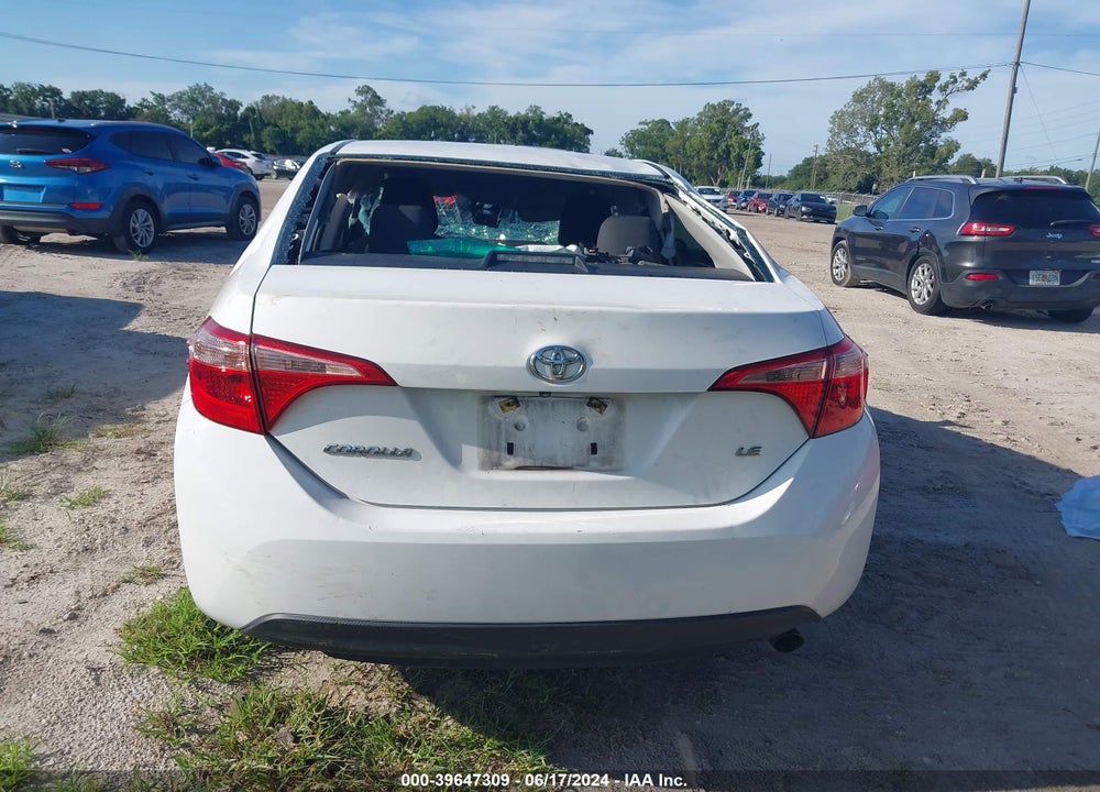 2019 TOYOTA COROLLA LE VIN: 2T1BURHE7KC197548
