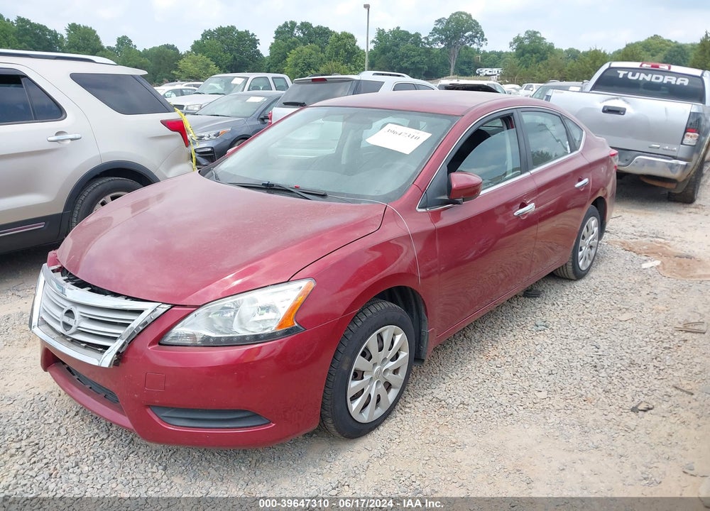 2015 NISSAN SENTRA SV VIN: 3N1AB7AP8FL686256