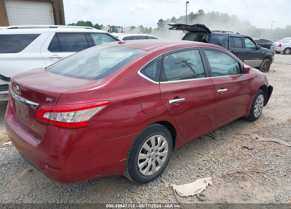 2015 NISSAN SENTRA SV VIN: 3N1AB7AP8FL686256