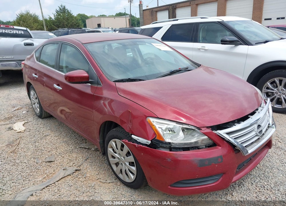 2015 NISSAN SENTRA SV VIN: 3N1AB7AP8FL686256