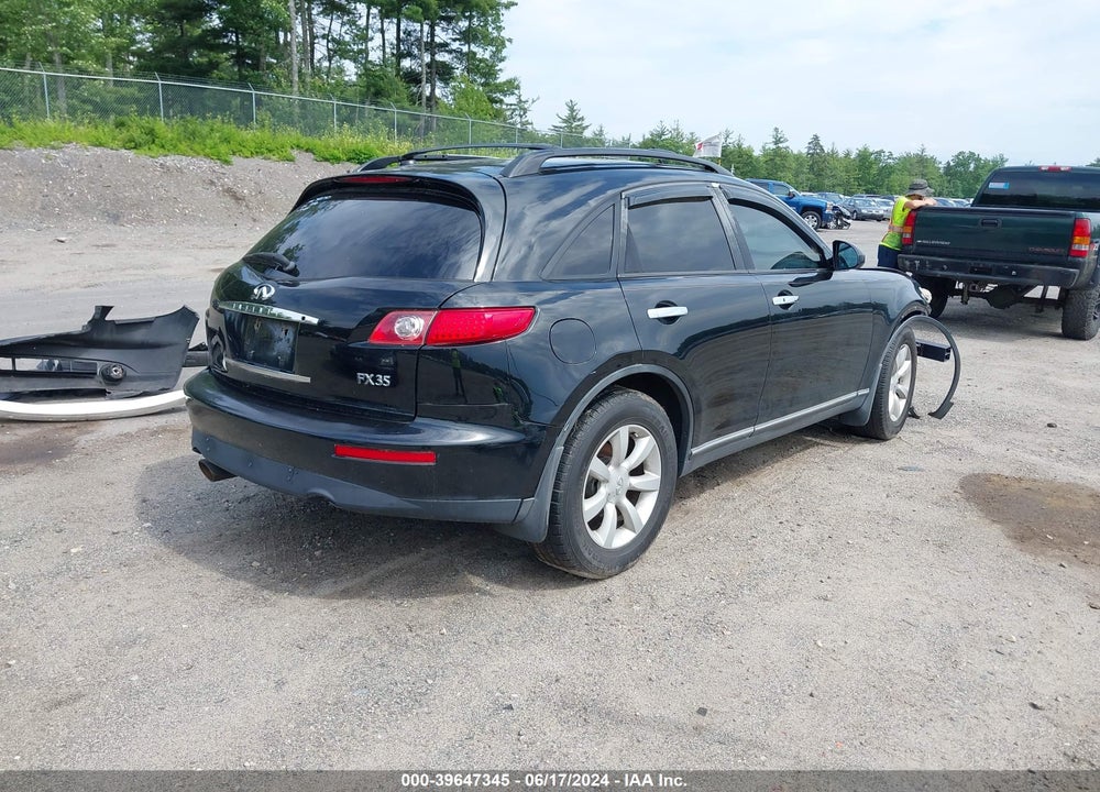 2005 INFINITI FX35 VIN: JNRAS08W75X207104