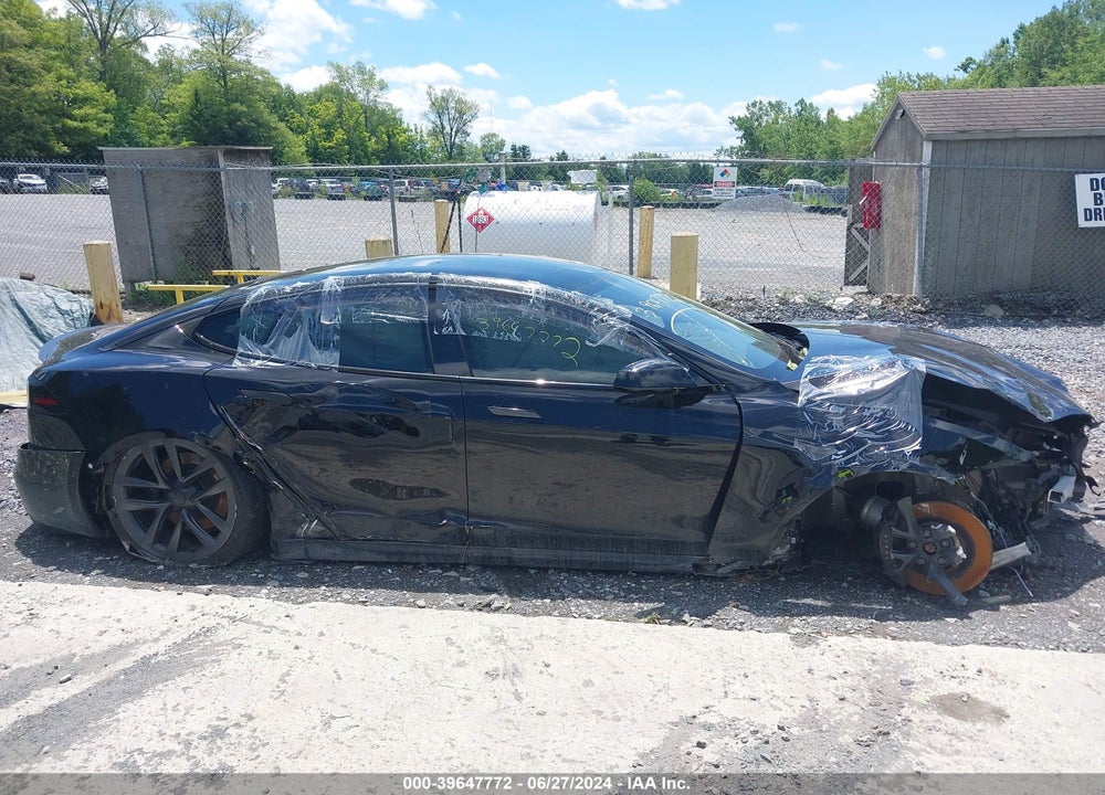 2022 TESLA MODEL S PLAID VIN: 5YJSA1E63NF490242