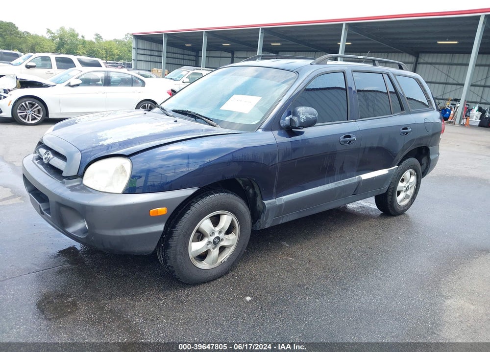 2005 HYUNDAI SANTA FE GLS/LX VIN: KM8SC13E85U020523