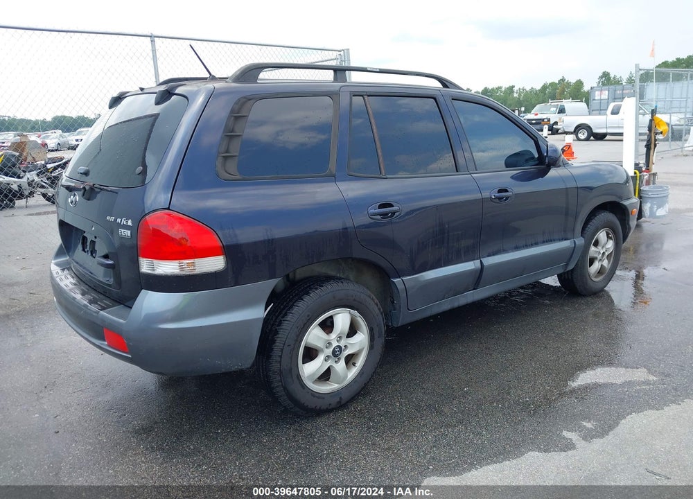 2005 HYUNDAI SANTA FE GLS/LX VIN: KM8SC13E85U020523
