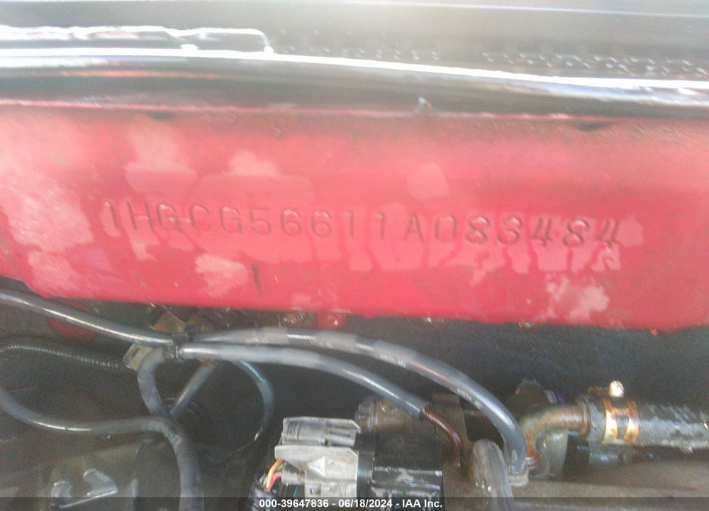 2001 HONDA ACCORD 2.3 EX VIN: 1HGCG56611A083484