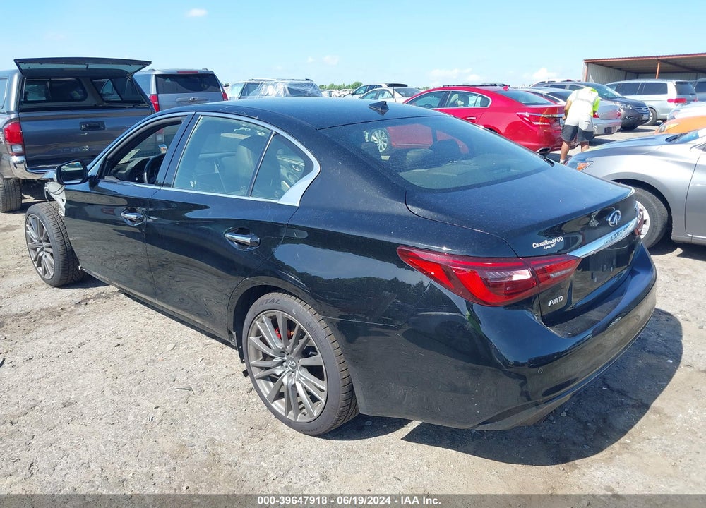 2018 INFINITI Q50 3.0T RED SPORT 400 VIN: JN1FV7AR2JM481643