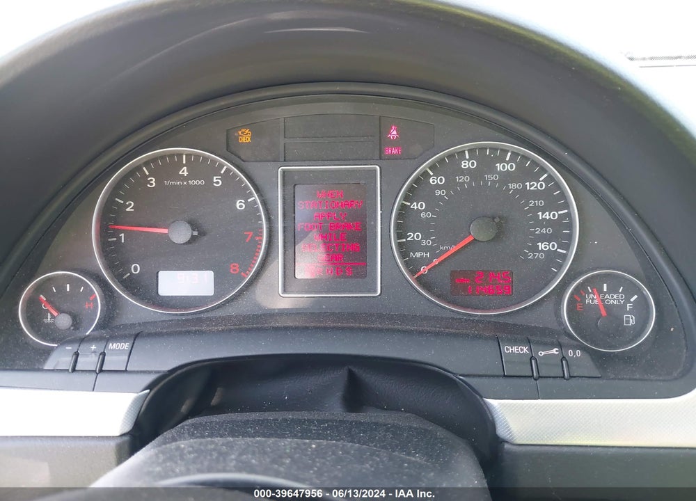 2007 AUDI A4 2.0T VIN: WAUDF78E77A171936