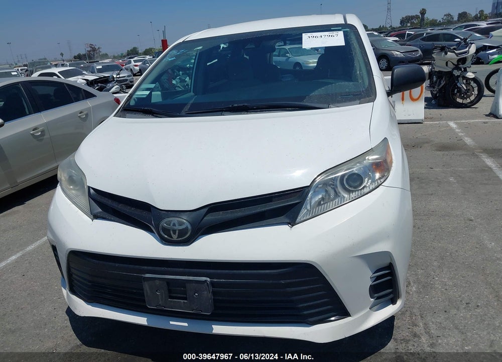 2019 TOYOTA SIENNA L 7 PASSENGER VIN: 5TDZZ3DC0KS971972