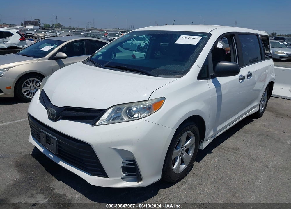 2019 TOYOTA SIENNA L 7 PASSENGER VIN: 5TDZZ3DC0KS971972