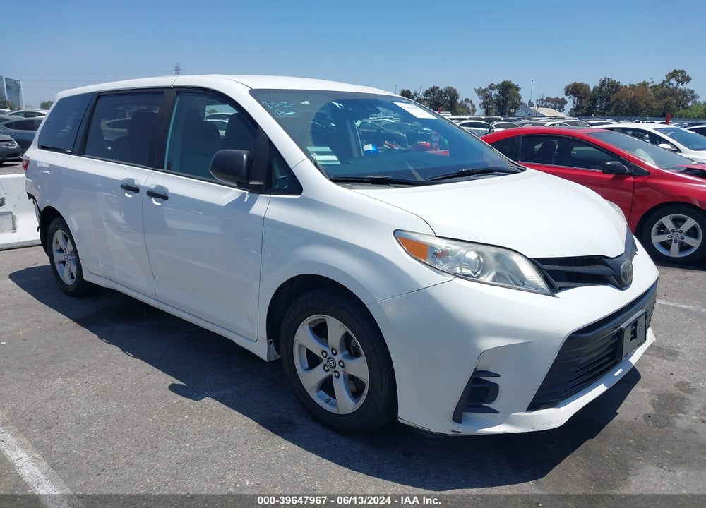 2019 TOYOTA SIENNA L 7 PASSENGER VIN: 5TDZZ3DC0KS971972