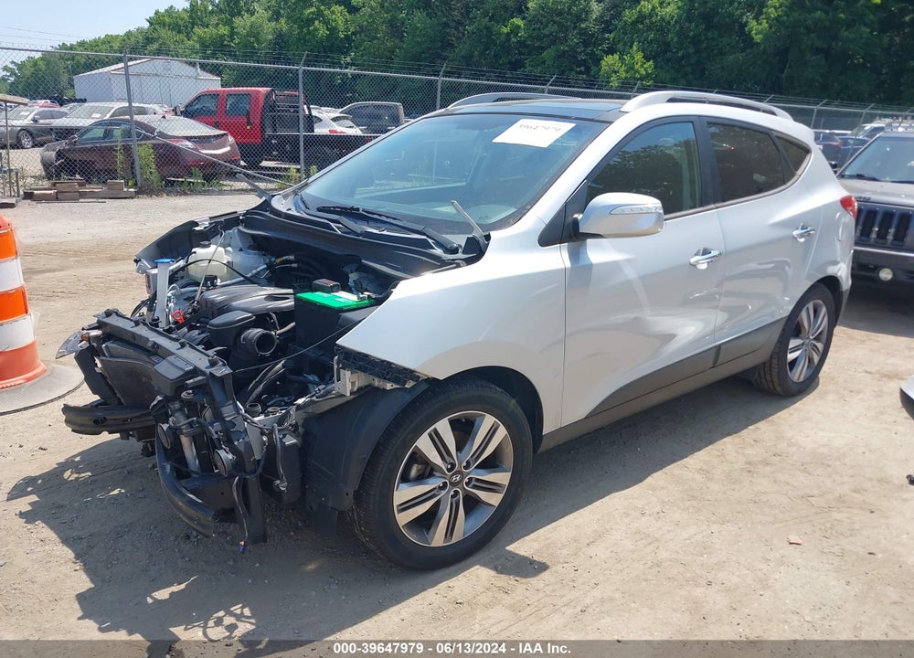 2014 HYUNDAI TUCSON LIMITED VIN: KM8JUCAG3EU812278