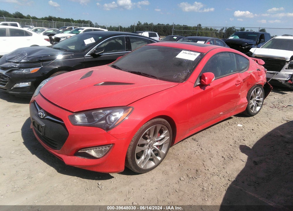 2013 HYUNDAI GENESIS 3.8 TRACK VIN: KMHHU6KJ9DU106022